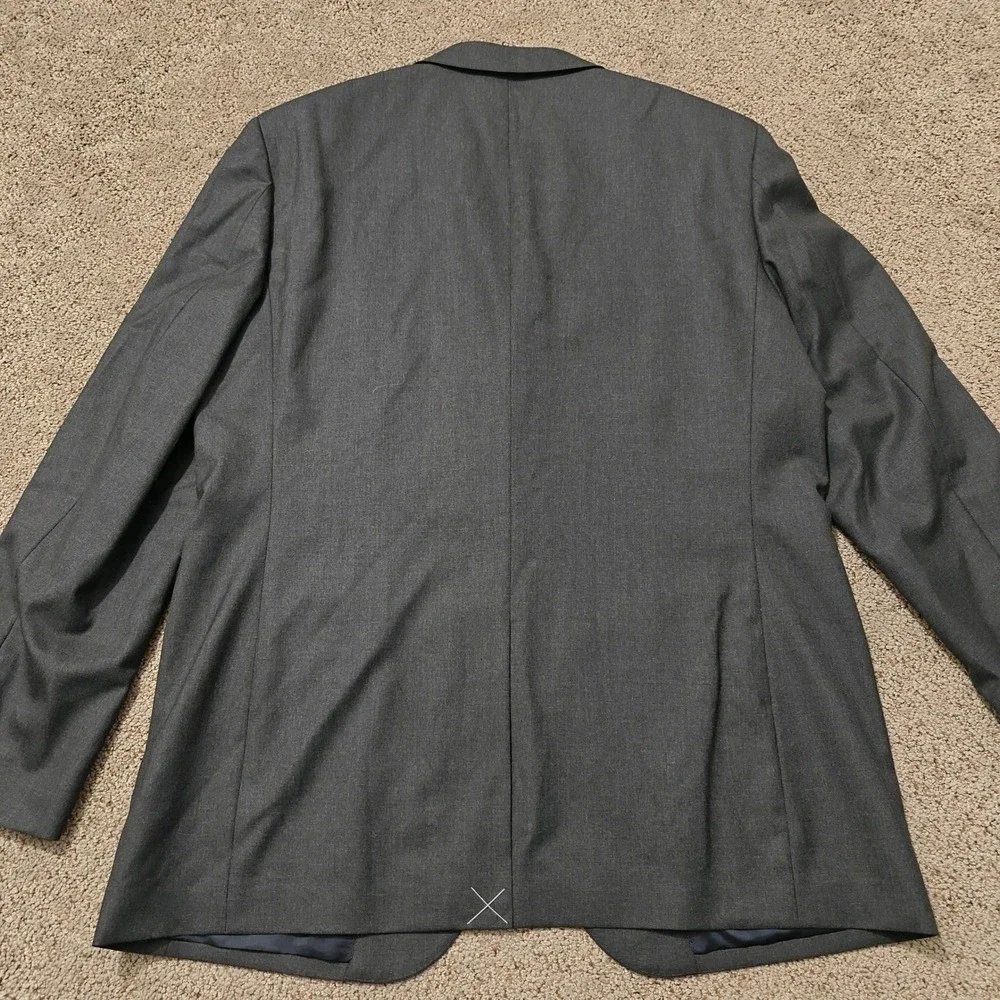 J.Crew‎ Aldridge Jacket 44R Loro Piana Italian Wool Blazer Charcoal Gray 16565